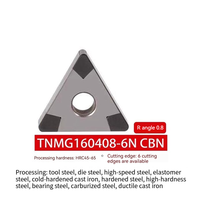 1038-Diamond CBN Cubic Boron Nitride Superhard CNC Inserts TNMG/WNMG Hardened Steel High-Hardness Steel Specialized Inserts Shandong Denso Pricision Tools Co.,Ltd.